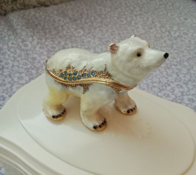 Шкатулка " Детёныш белого медведя " НОВАЯ