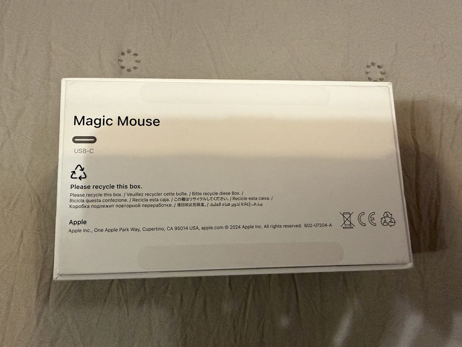 Мишка Apple Magic Mouse (2024) - White mxk53