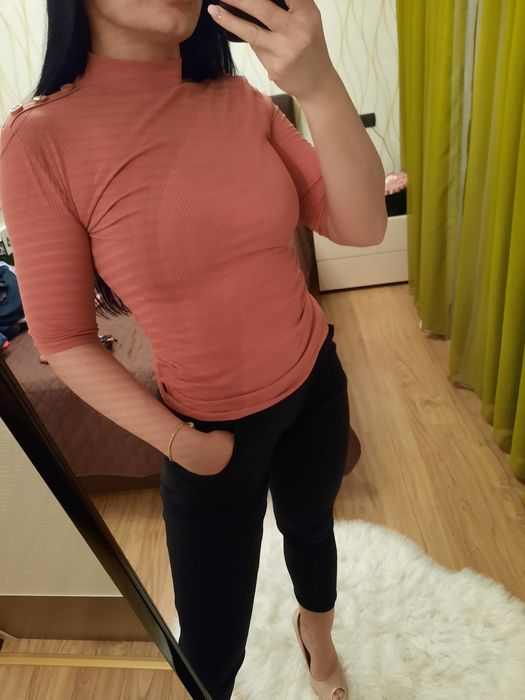 Tricou dama cu guler