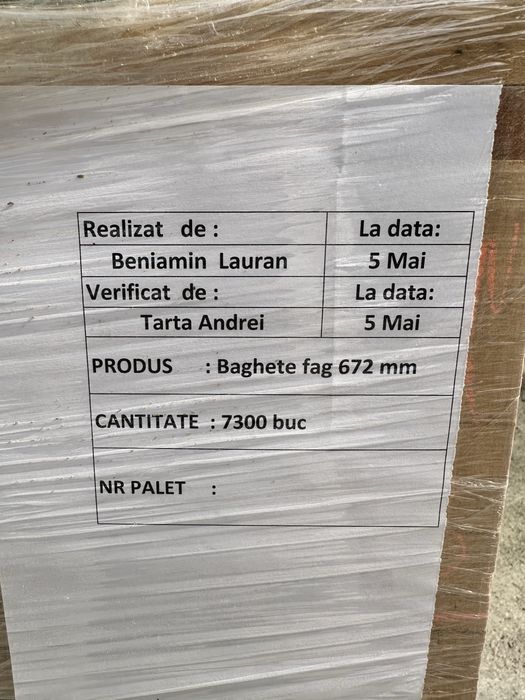 Bețe lemn fag – Ø15,3 mm – 0,49 bani