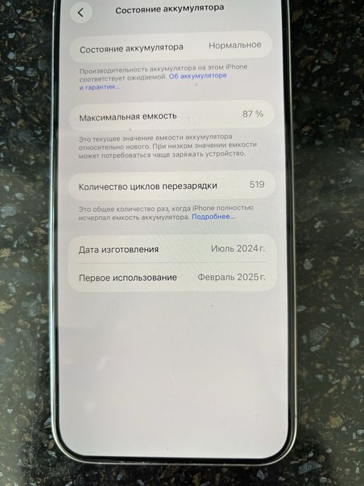 iPhone 15 Pro Max| 256 ГБ | 87% аккумулятор | Отличное состояние