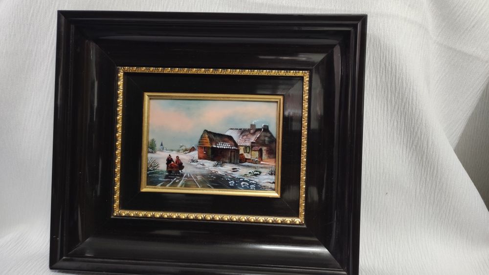 Красива френска миниатюра LIMOGES