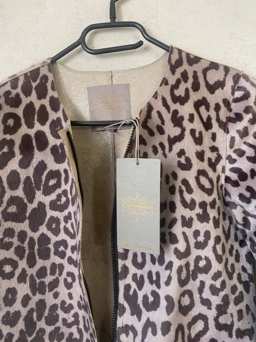 Детско палто имитация на кожа