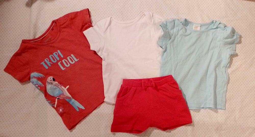 Детски/бебешки дрешки лято - момиче - 9-12м