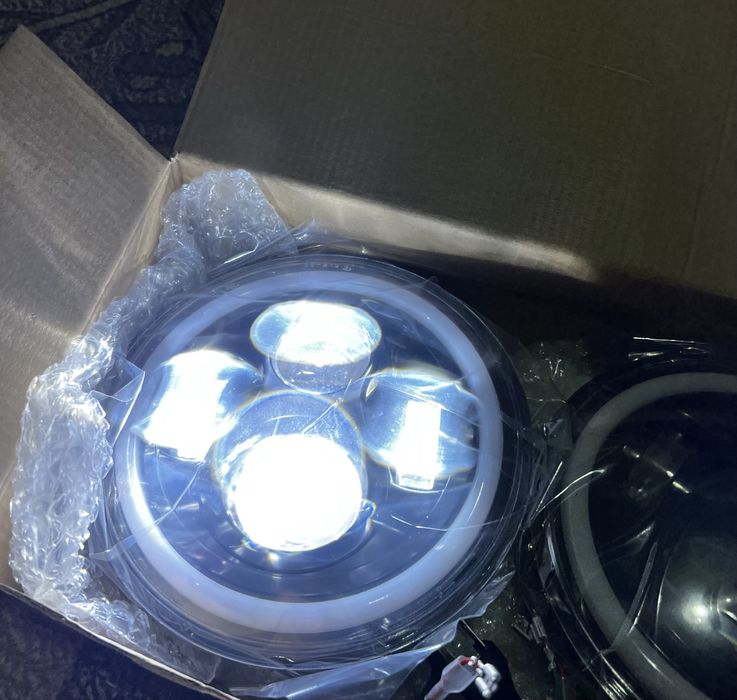 Faruri led auto rotunde 7 inch universale