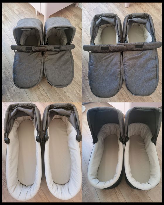 Количка за близнаци Mountain buggy duet V3 + аксесоари.