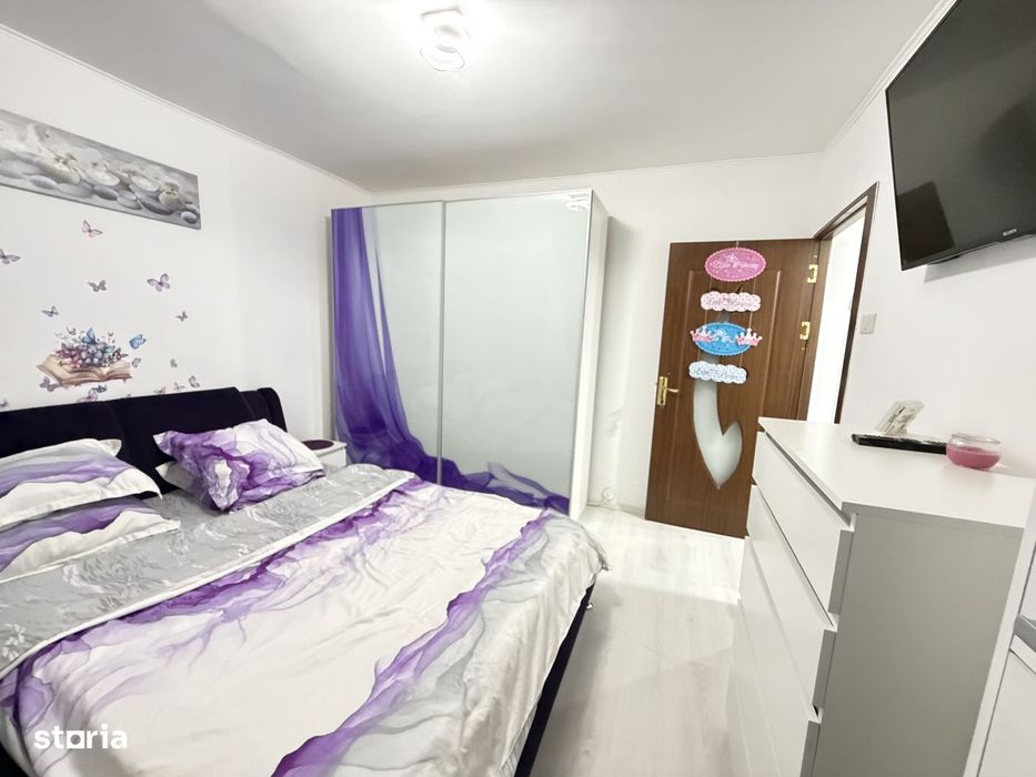 Apartament 3 camere, Mioveni, Robea, et4, mobilat, 2 balcoane, 2 bai