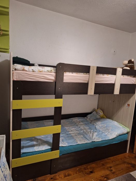 Двуетажно легло за матраци 90х200