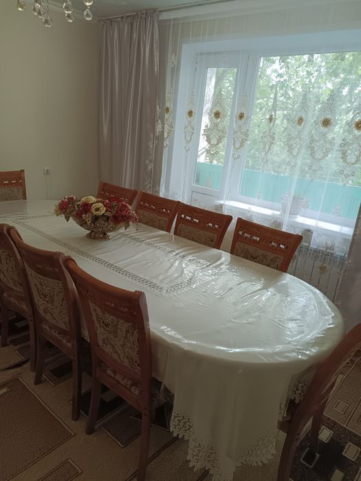 Стол обеденный +10 стульев