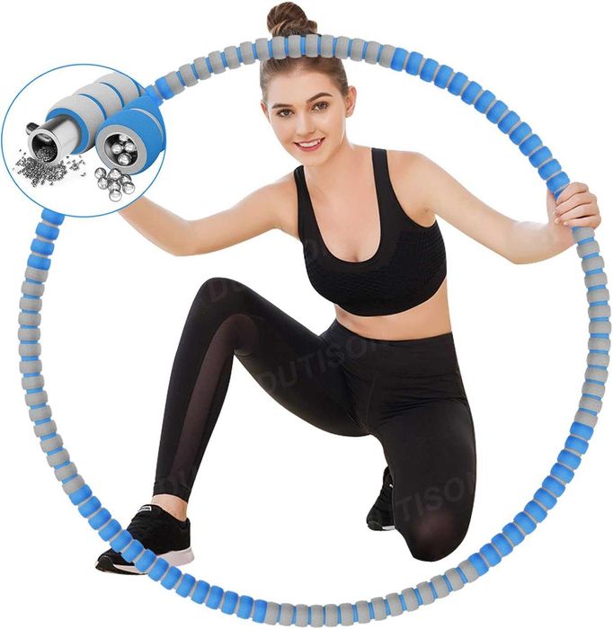 TBoonor Hula Hoop Обръч за възрастни, от неръждаема стомана