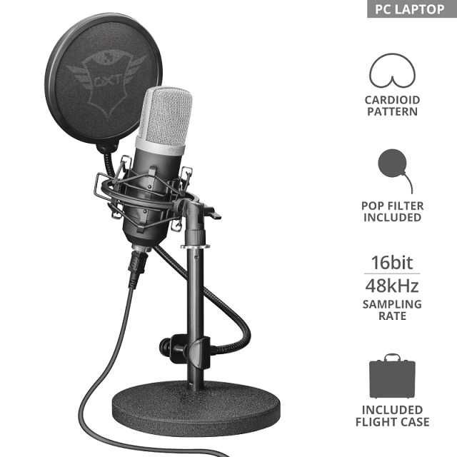 Студийный USB-микрофон Trust GXT 252 EMITA