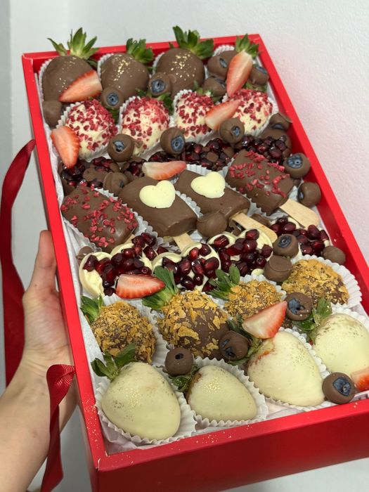 Мандариновый букет, корзина