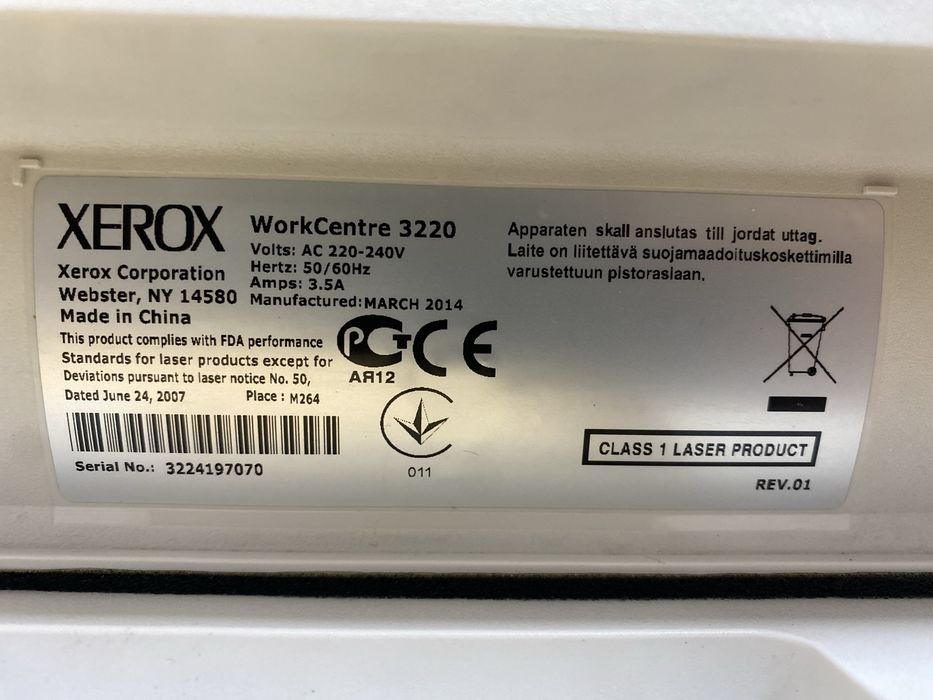 МФУ Xerox Workcentre 3220