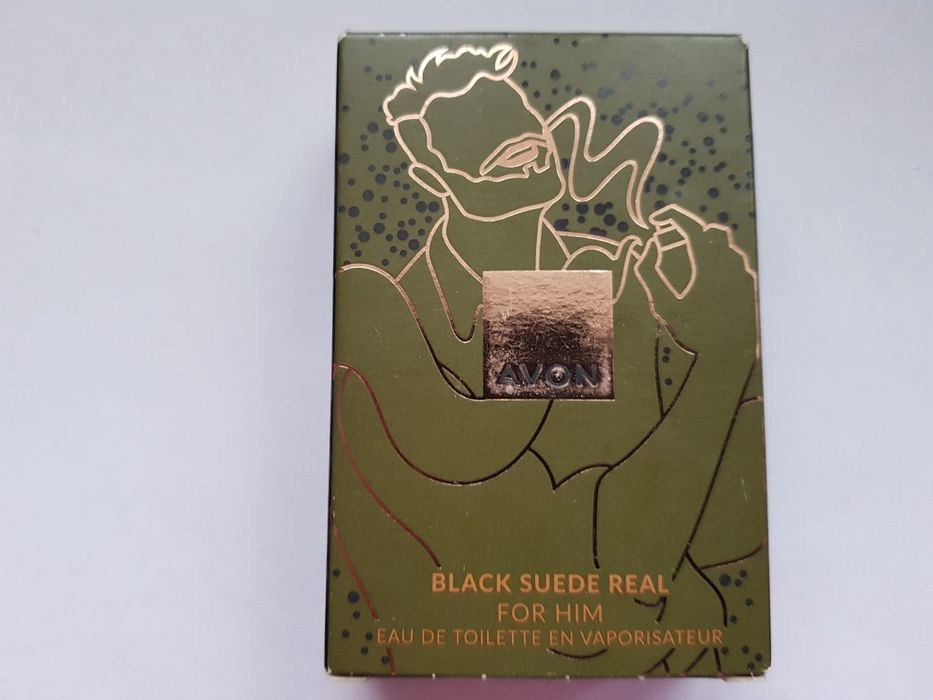 Avon Black Suede Real