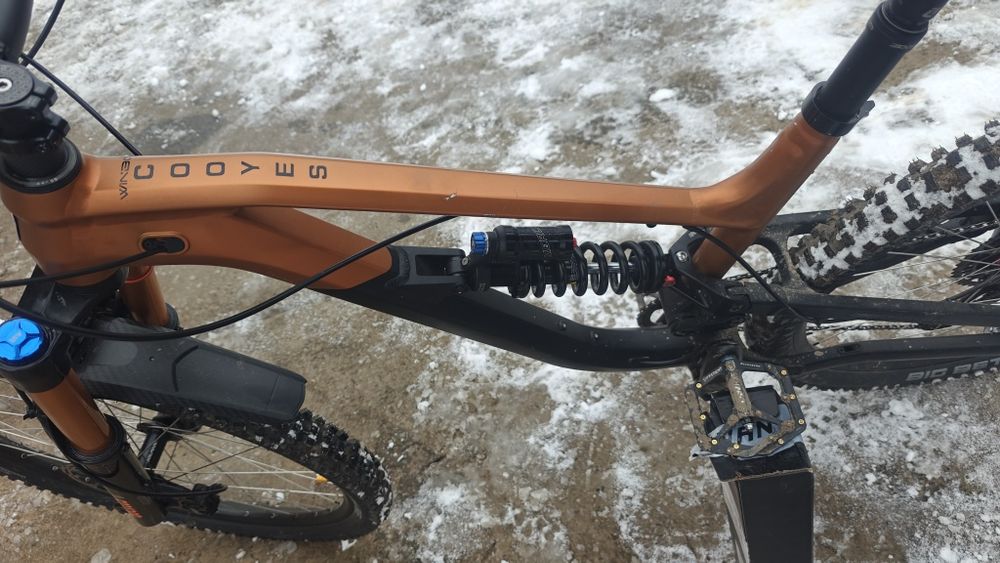 Bicicletă MTB Enduro full suspension travel 180mm/65mm 29 inch