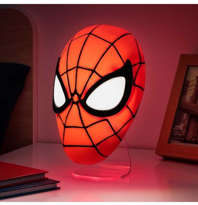 Лампа Spiderman Mask, 22 см