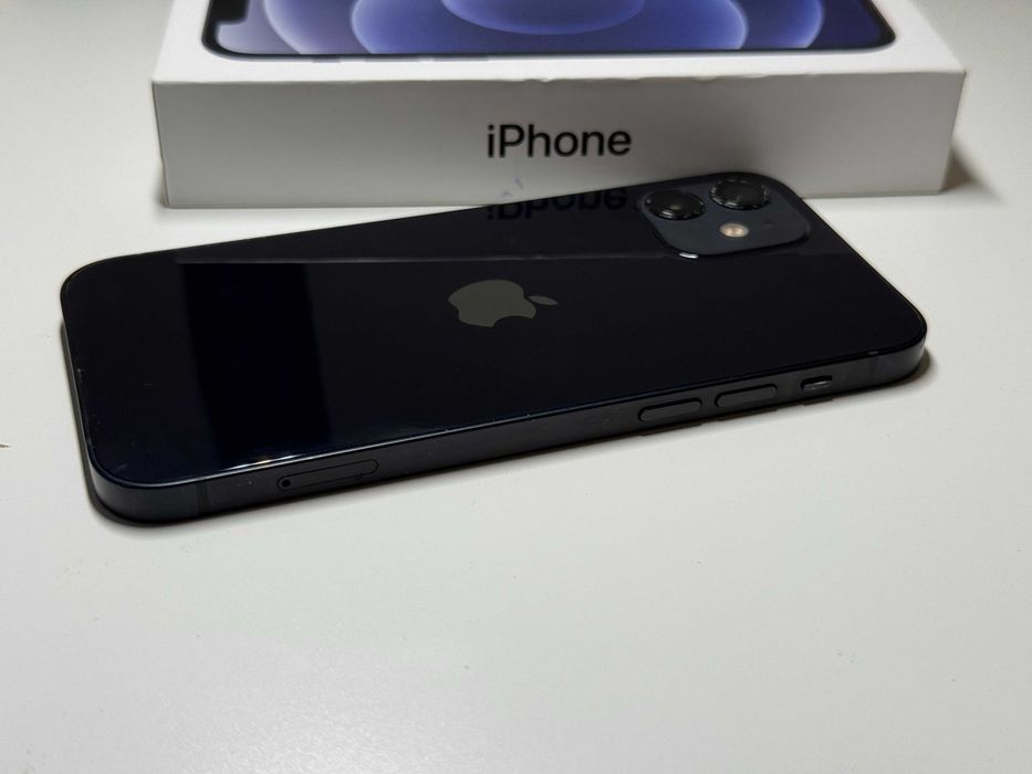 iPhone 12, Black, 64Gb, Liber de retea | Cod - G799