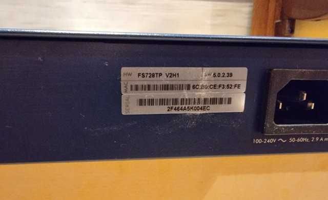 Суич Netgear ProSAFE FS728TP PoE