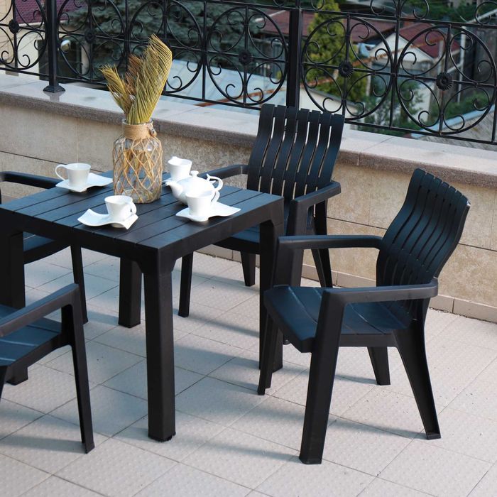 Садовая Мебель комплект КАНТ мебель из пластика ротанг с завода