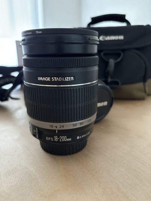 Canon EOS 650D линза EF-S18-200