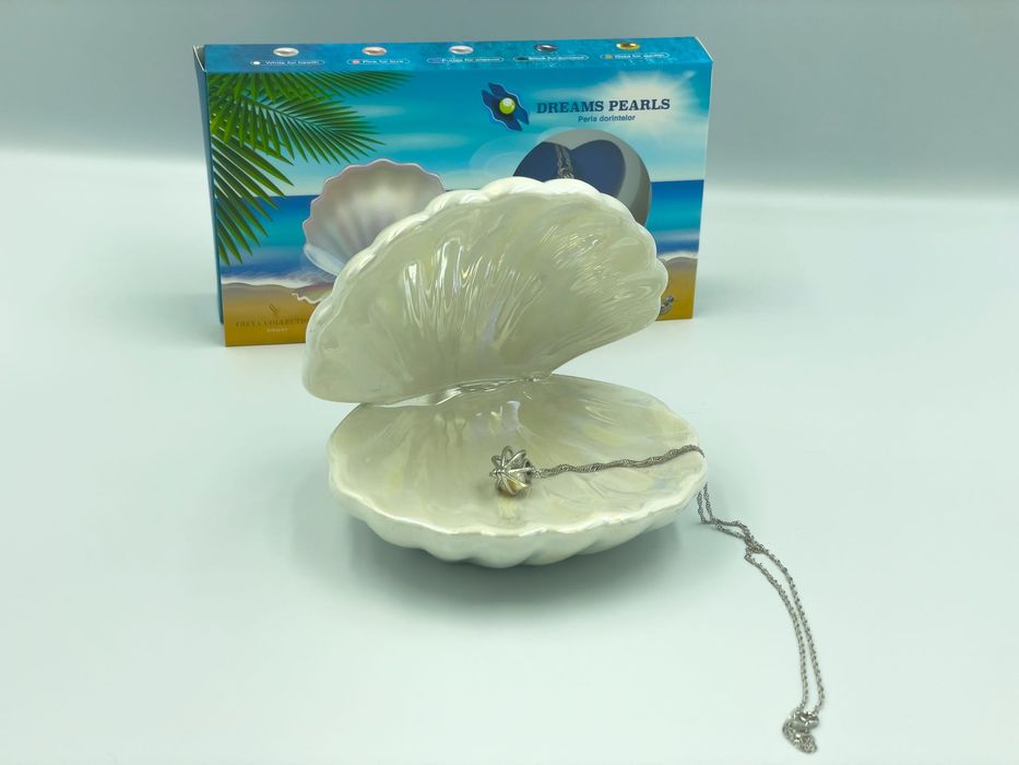 Set pandantiv, lantisor argint 925 și perla