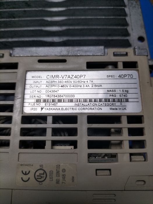 Convertizor frecventa Omron Varispeed V7 1.1 kw