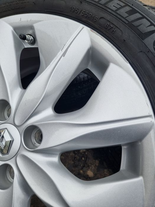 Jante aliaj 4x100 R16~ Renault Zoe,Clio, Captur 1  /Sandero , Lodgy ~Anv 195 55 R16 Michelin