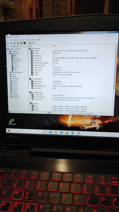 Laptop Gaming Lenovo Y520 i7-7700HQ 16GB RAM GTX 1050 SSD 256GB