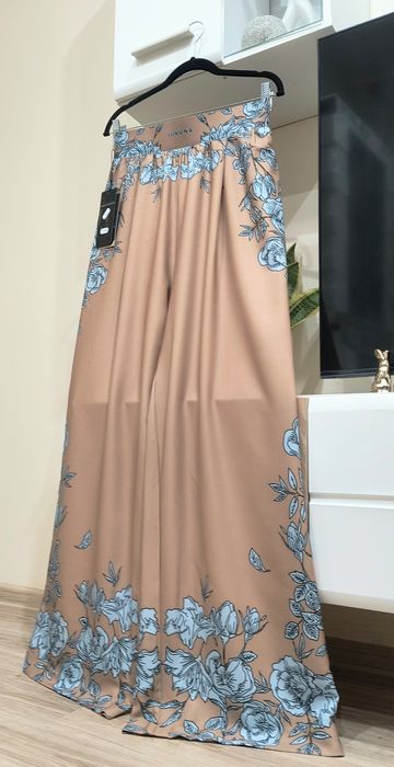 Дамско бюстие кроп топ Junona Юнона черна риза широк панталон