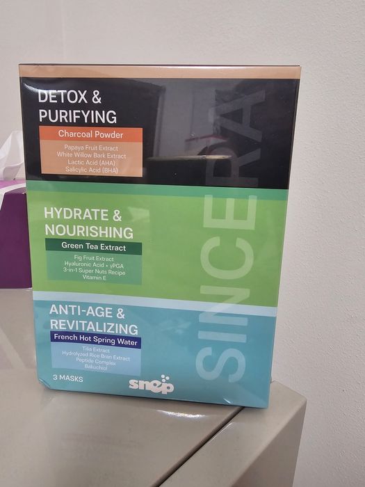 Snep 3 măști de față