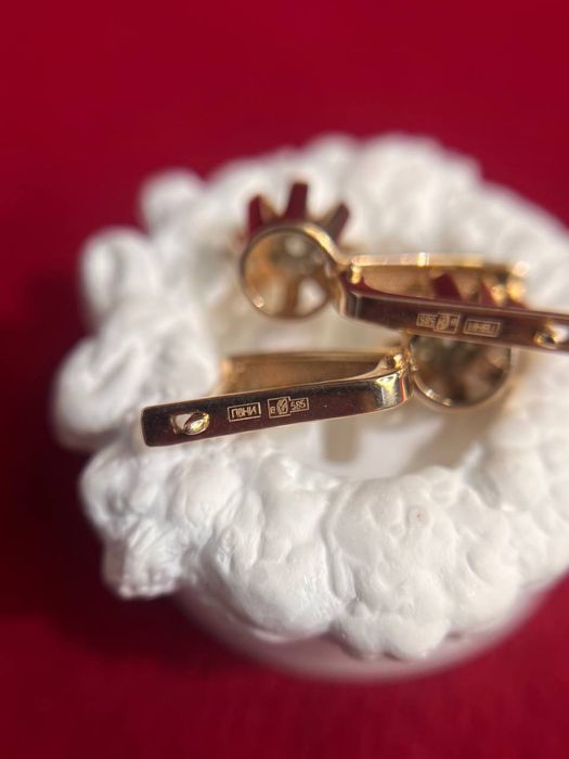 Золотые серьги/BariBarShop/0•0•24