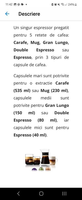 Espressor Nespresso Next