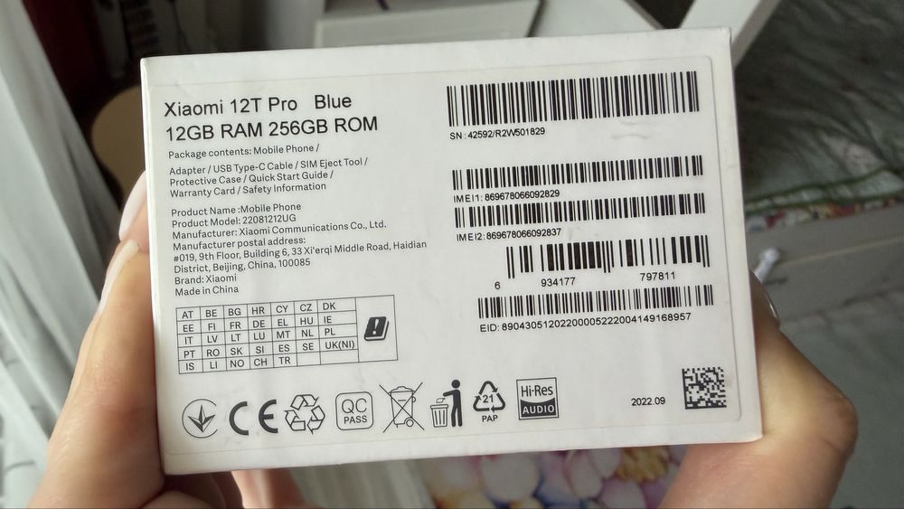 Xiaomi 12T pro в отличном состоянии