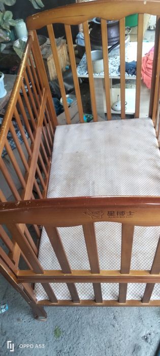 Продам кроватку с люлькой