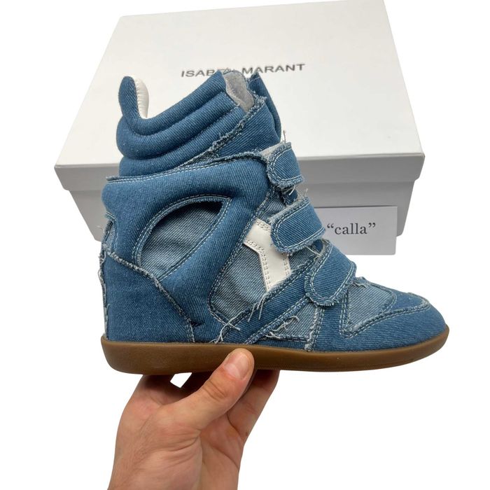 Sneaker Wedge Isabel Marant Denim - Mărimi 35-41 - Cutie inclusă