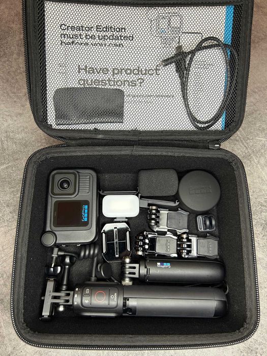 GoPro HERO 13 Black – Creator Edition complet + Lentilă GoPro Macro