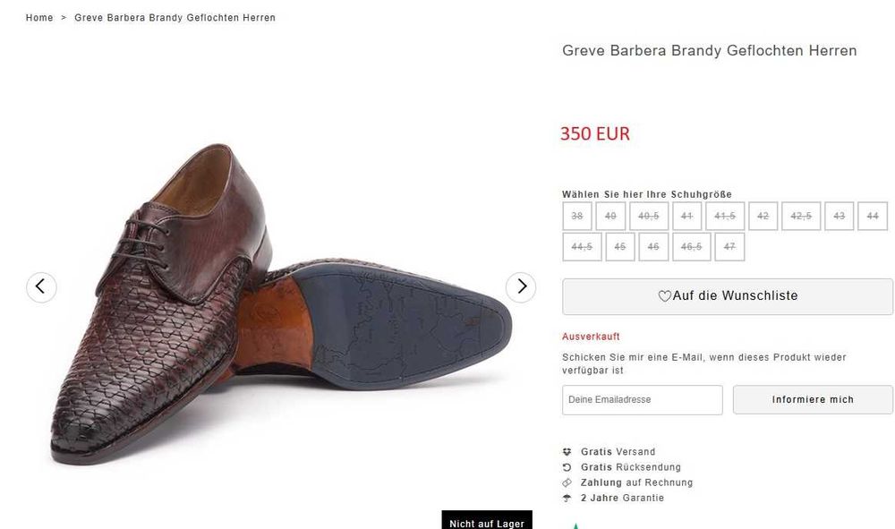 Pantofi de lux 44.5 45 45.5 de lux GREVE NOI lucrati manual piele embo