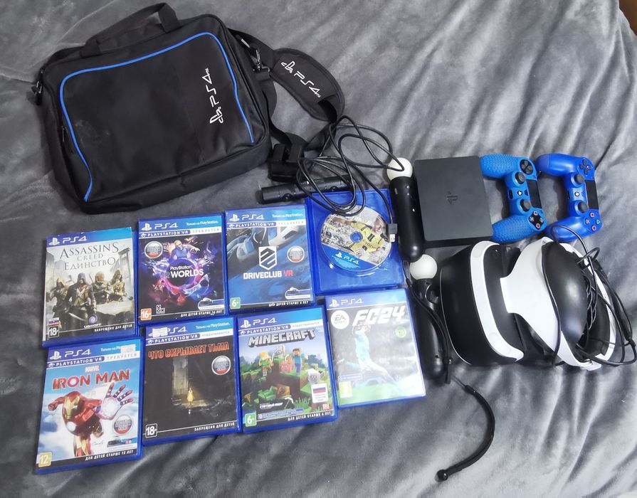 Sony playstation 4pro + vr очки