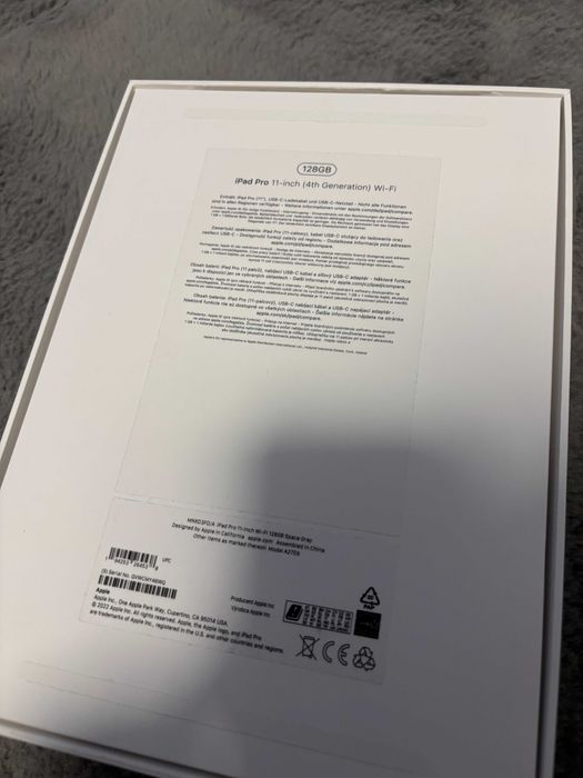 iPad Pro gen 4 wi-fi, 128 GB, ca nou la cutie