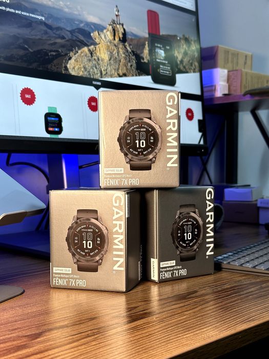 Garmin Fenix 7X Pro Sapphire Solar — 37 дней без зарядки! Новый