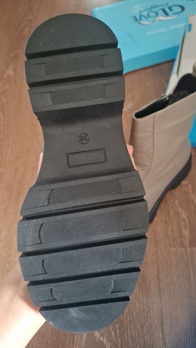 Кожаная зимняя обувь