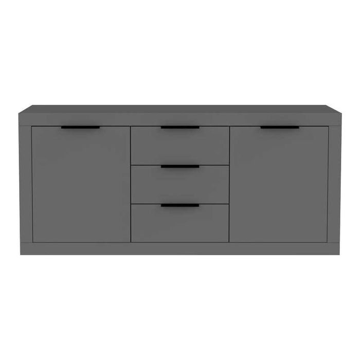 Скрин, Doha, Сив, Бял, Пдч, 180х45х80.5см.