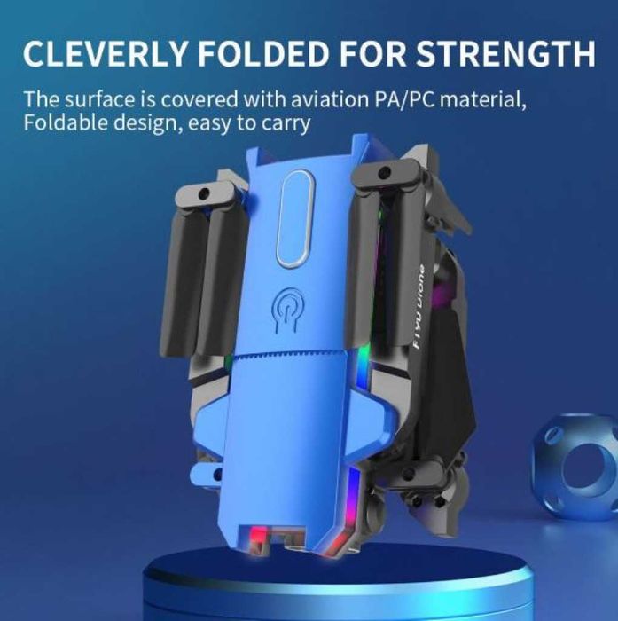 Дрон F190 с 4K камера, LED светлини и WiFi. Перфектният подарък.