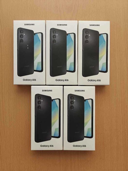 Telefon SAMSUNG Galaxy A16 128GB 4GB Dual SIM Black Negru Nou Sigilat