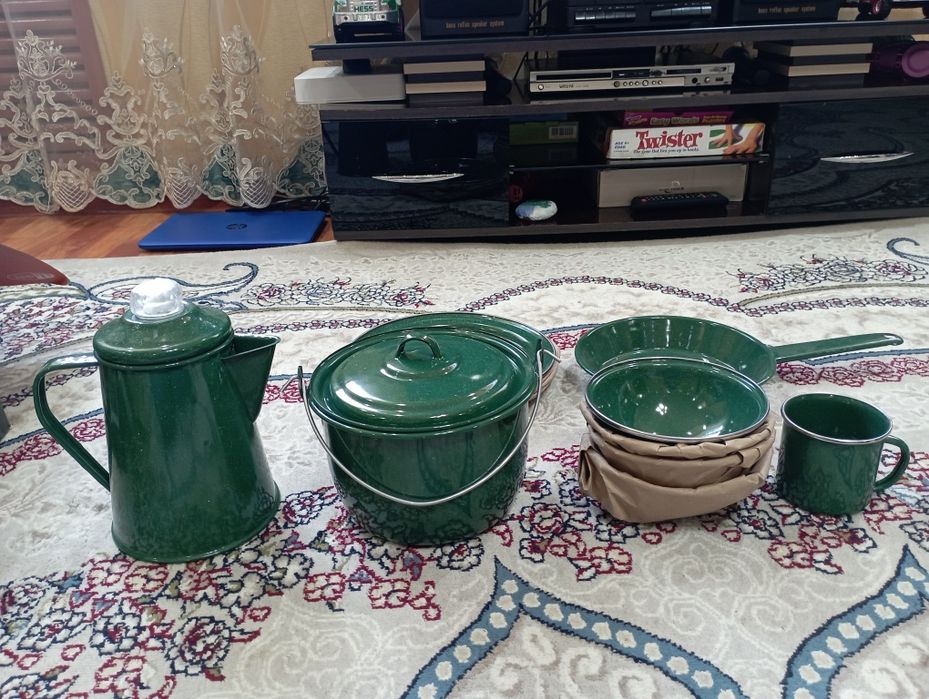 Набор посуды для походов и рыбалки