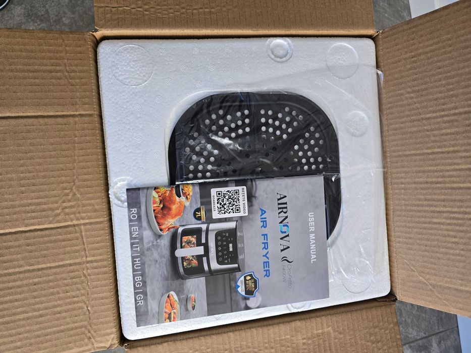 Air Fryer AIRNOVA OroFritto 7L 1400W – NOU – friteuză aer cald