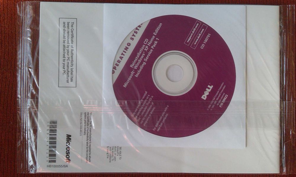 WINDOWS XP Home Edition Service Pack 2 и Service Pack 1