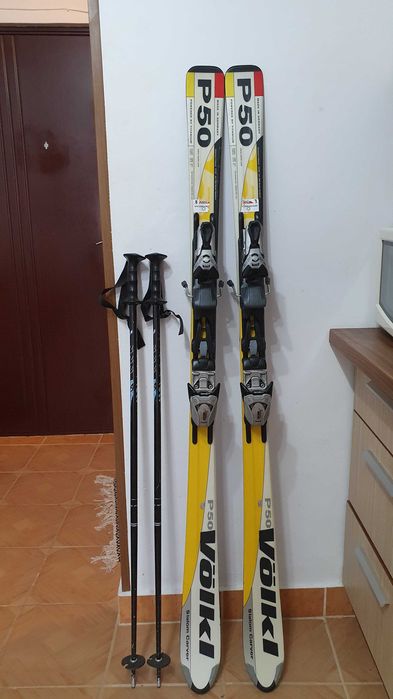 Schiuri Völkl P50 156 cm cu bețe