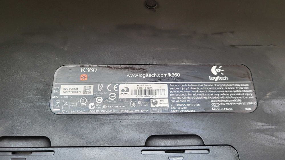 Tastatura Logitech K360, wireless fuctionala fara alte accesorii