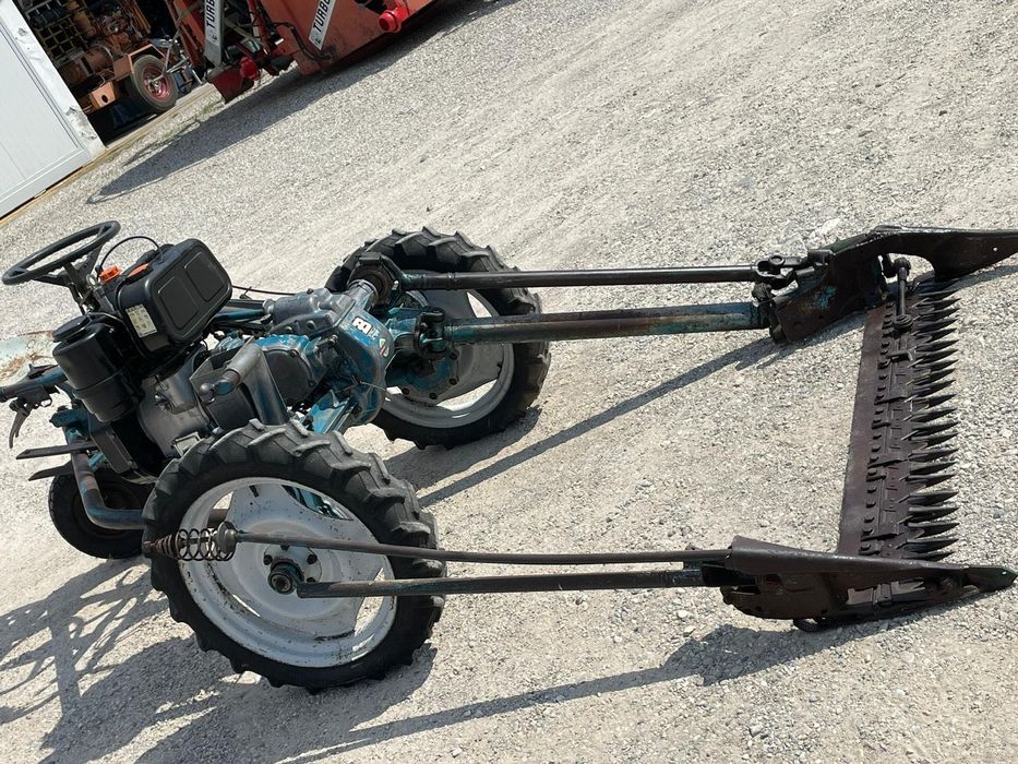Cositoare BCS diesel motor lombardini, cu volan